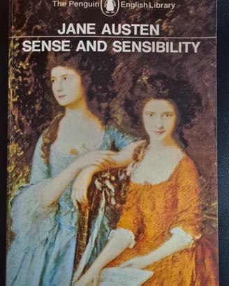 Libro Vintage  "Sense and Sensibility" 