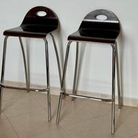 Coppia Sgabelli Bar Cucina Penisola Isola Design