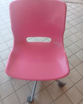 sedia ikea rosa 