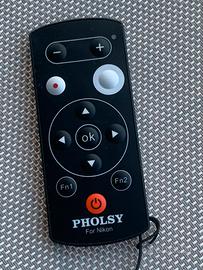 Pholsy remote Nikon scatto a distanza telecomando