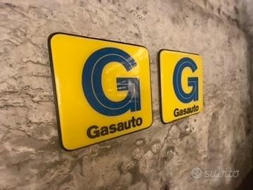 Insegne Gasauto Vintage Industrial Officina Loft