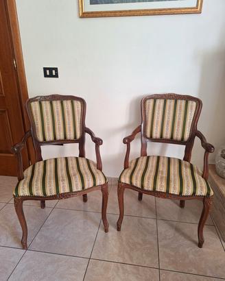 Set 2 poltrone classiche parigine