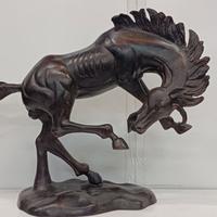 Scultura cavallo in bronzo