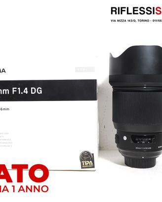 USATO SIGMA 85MM F/1.4 DG HSM ART - NIKON F