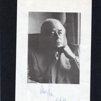 FOTO FIRMA AUTOGRAFO ALBERT SPEER GERMANIA 3REICH