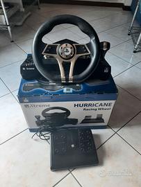 Volante e pedaliera Hurricane per ps4