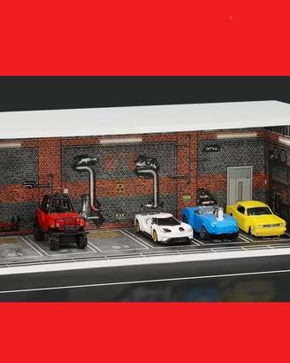 Teca vetrinetta con luci led per modellini 1/64