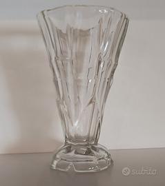 Vaso in cristallo lavorato 26 cm