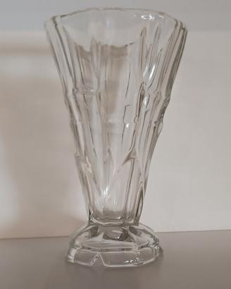 Vaso in cristallo lavorato 26 cm