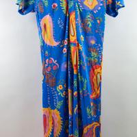 Vestito donna maniche corte seta Fedeli fantasia