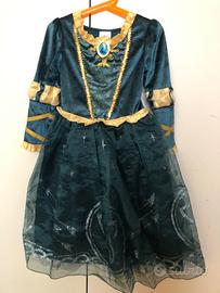 Vestito/costume carnevale Merida Disney store 4 A