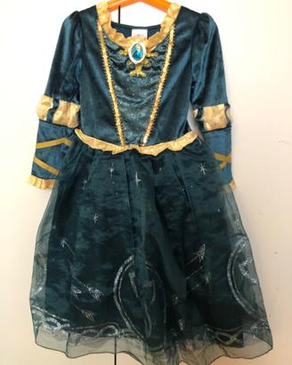Vestito/costume carnevale Merida Disney store 4 A