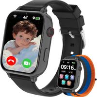 Smartwatch bambini 4G GPS videochiamata Nero