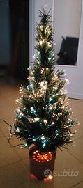 Albero di Natale ecologico luci led 82 cm