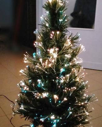 Albero di Natale ecologico luci led 82 cm