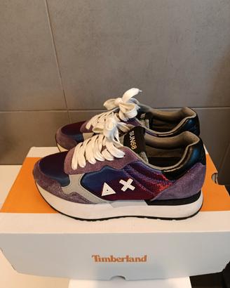 SUN68 Kelly Nylon Solid Sneaker Donna