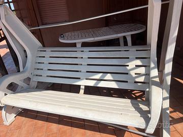 Dondolo da giardino 3 posti
