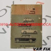 Libretto Uso e Manutenzione - Fiat 1100R