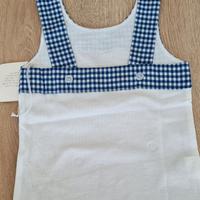 Canotta cotone Coccode' 9/12 mesi nuova quadretti