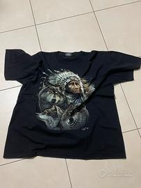 Maglietta con stampa davanti e dietro