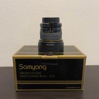 Samyang Fish-eye CS lens multi-coated 8mm F3.5