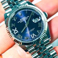 Rolex DJ 36 viola diamanti 126234 jubilee new 2025