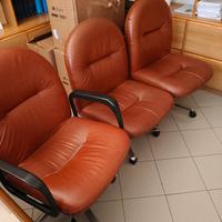 poltrone in pelle anni 80