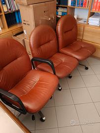 poltrone in pelle anni 80