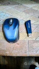 mouse ottico notebook wireless, Microsoft , blu