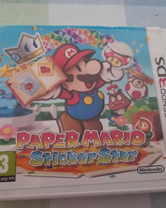 gioco nintendo 3ds Paper Mario Sticker Star ITALIA
