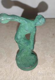 Miniatura "Discobolo di Mirone" in bronzo/ottone