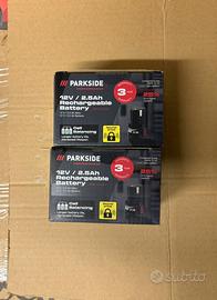 2 Batterie 12v 2,5ah Parkside NUOVE SIGILLATE