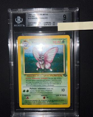 Pokemon Venomoth Jungle 13/64 ITA BGS 9 MINT Unlim