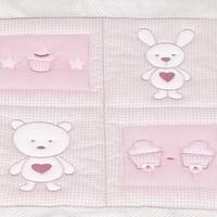 Completo Piumone Erbesi Candy Rosa