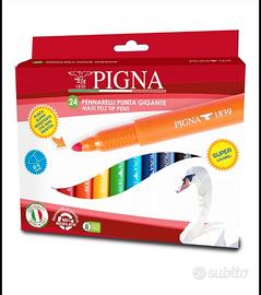 Pennarelli Grossi Pigna Large Junior - Confezione 
