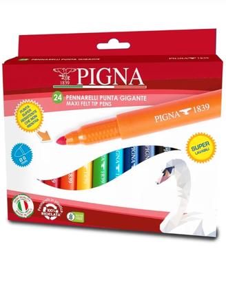 Pennarelli Grossi Pigna Large Junior - Confezione 