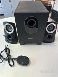 Casse Logitech Z313 2.1 subwoofer altoparlanti