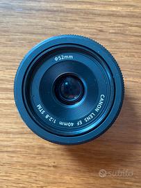 CANON LENS EF 40mm 1: 2.8 STM