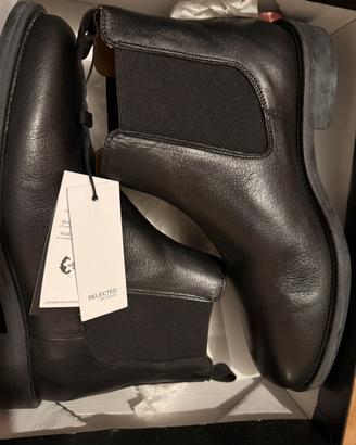 Selected Homme SLHJOSEPH- stivaletti - black