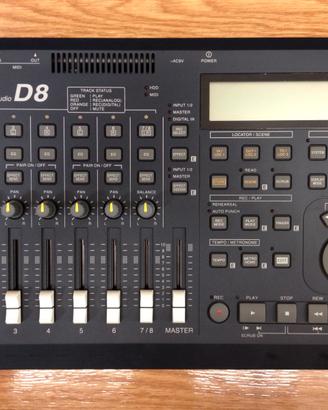 Korg D8 registratore multitraccia digitale