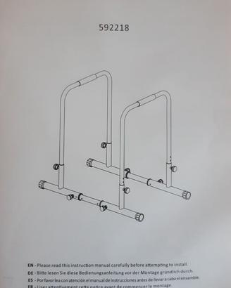 Parallele da Calisthenics / Dip – Modello Versatil