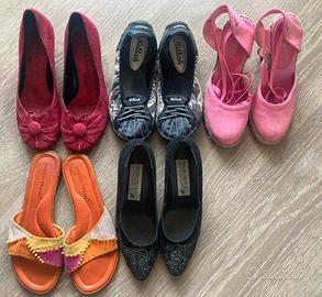 Stock  5 paia di scarpe donna n.36 - buono stato