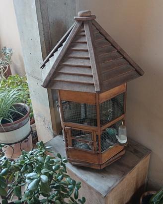 gabbia in legno 