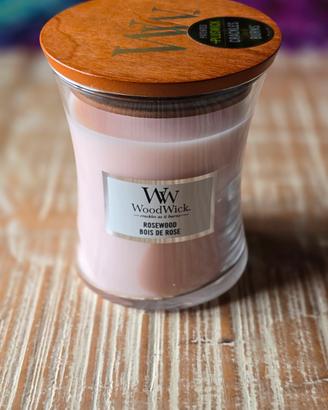 Woodwick Candela Media Rosewood 275g