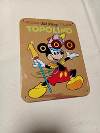 Placca Originale Topolino 1975