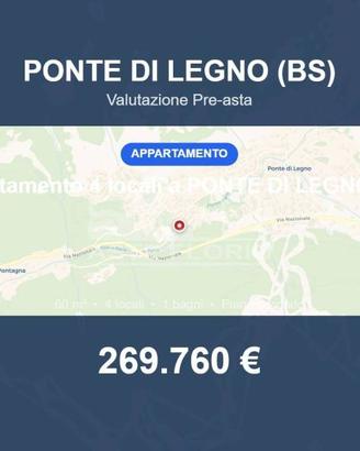 Immobile in asta di 60 m² a Ponte di Legno