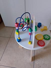 tavolino da gioco in legno 