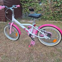 Bici  btwin 16" bambina