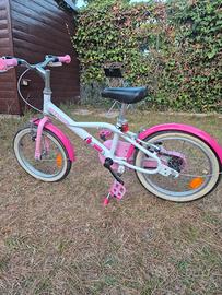 Bici  btwin 16" bambina