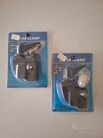 N.2 Nuovi Manfrotto 035C Morsetto Universale